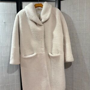 Apiece Apart Cream Teddy Jacket